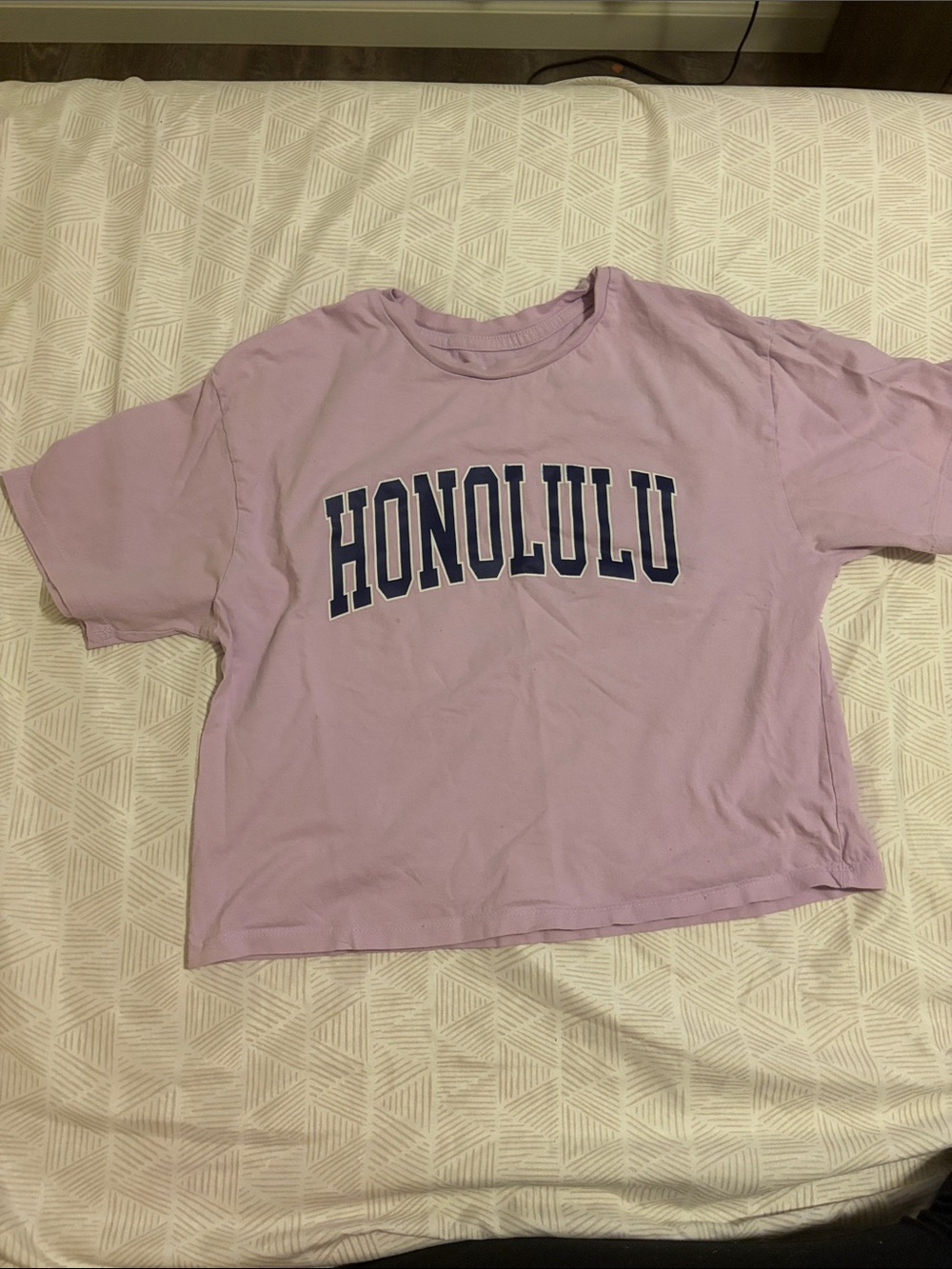 Cute Honolulu crop top size small